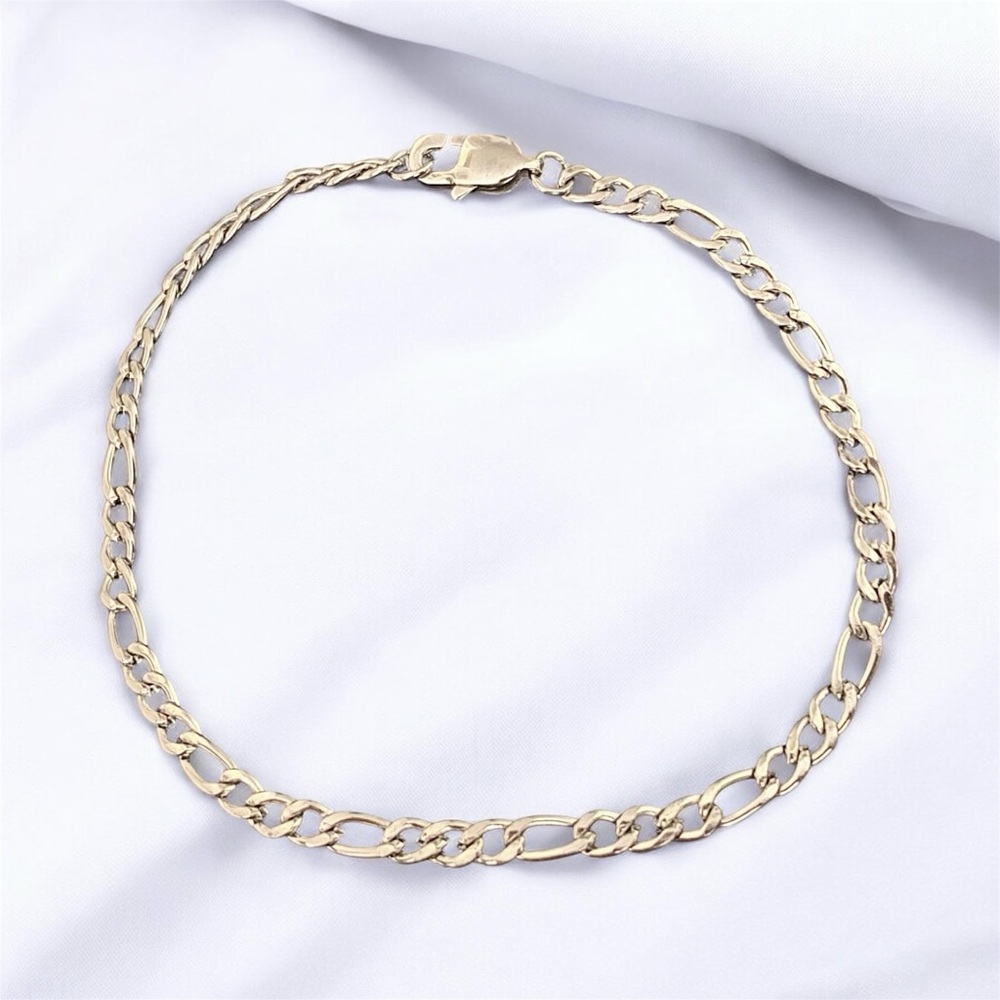 Figaro Stainless Steel 8 inche long and 4mm width bracelet - FINAL PRICE! - Picture 2 of 6